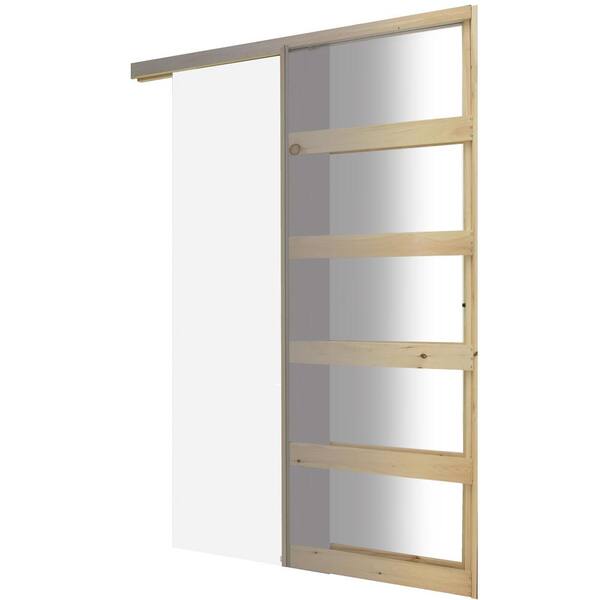 Steves & Sons 24 in. x 80 in. Flush No Bore SC White Primed Hardboard