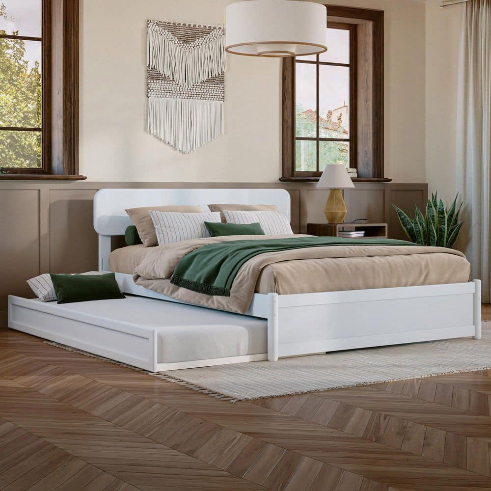 Amazon.com: LUXOAK Farmhouse Full Bed Frame with 49