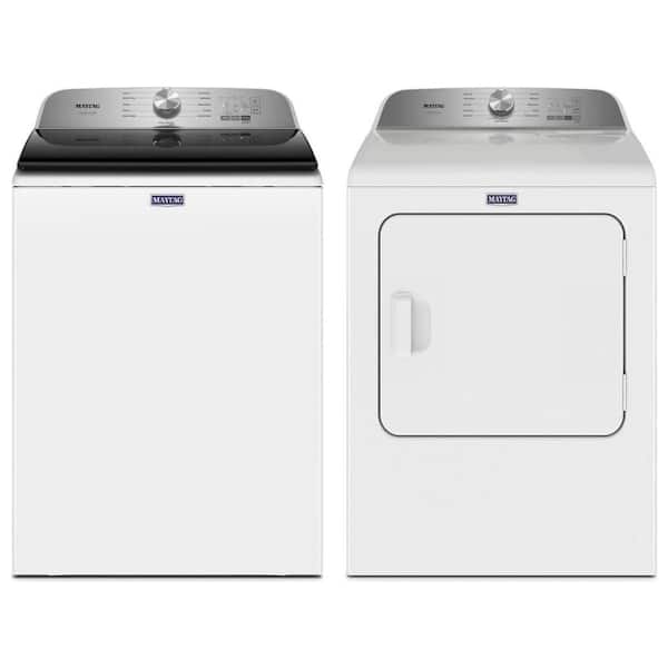 4.7 cu. ft. White Pet Pro Top Load Washer and 7.0 cu. ft. Vented Dryer Set