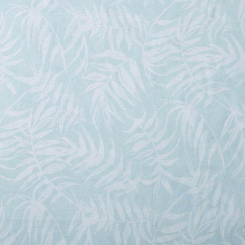 King Blue Cotton Reversible Comforter Set with Shams