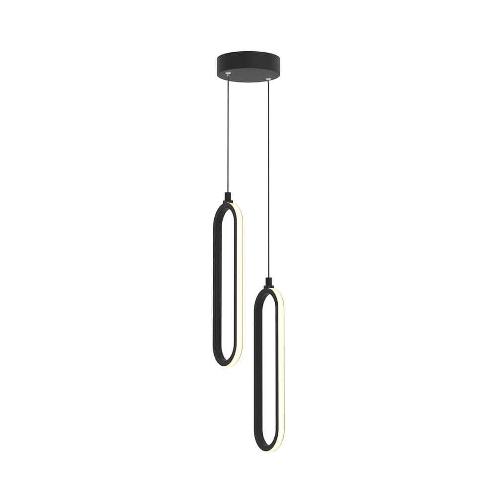 Sienna Black Aluminum LED Mini Pendant Light