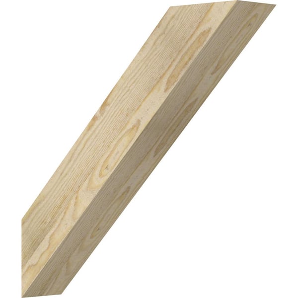 Ekena Millwork 4"W x 20"D x 20"H Traditional Rough Sawn Knee Brace, Douglas Fir