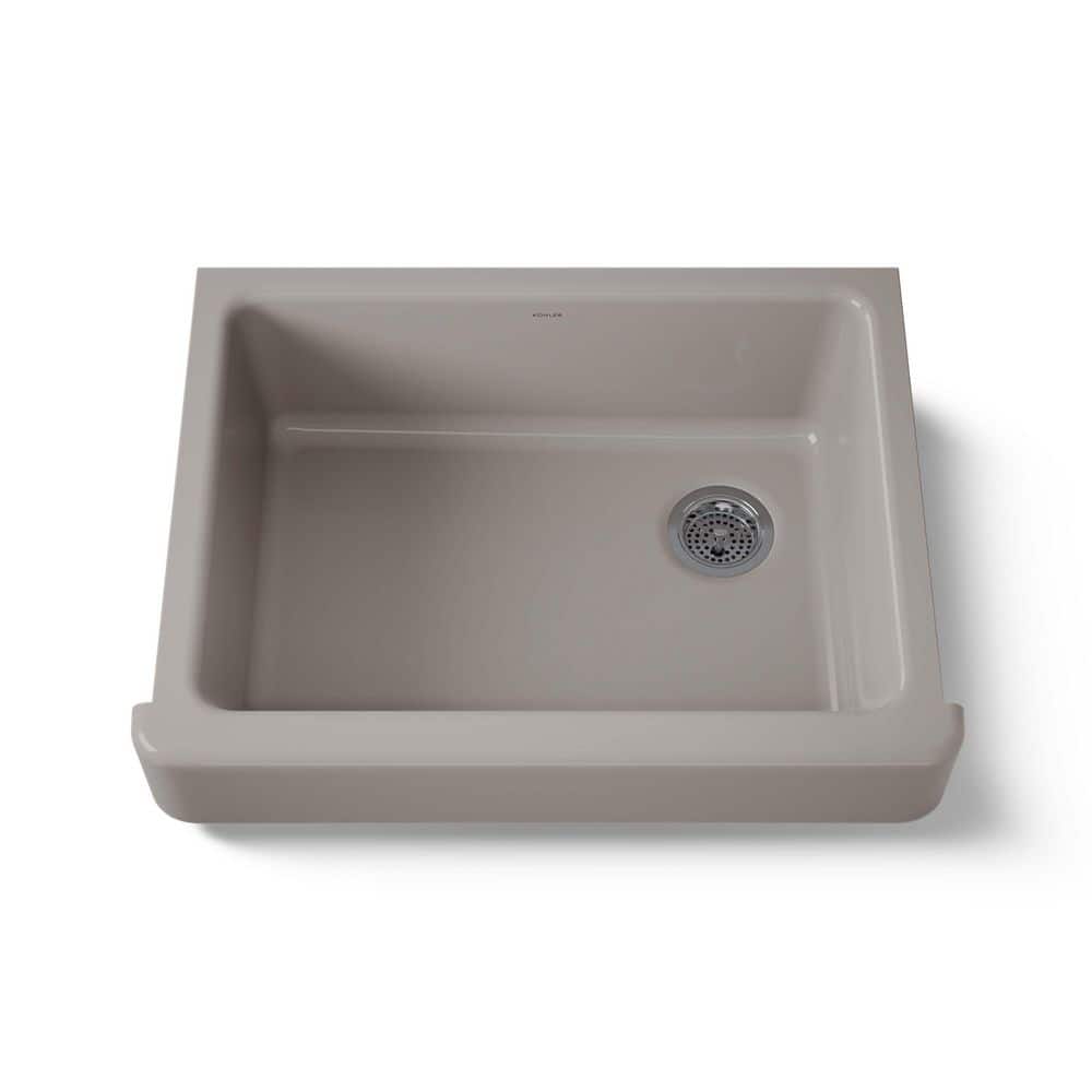 KOHLER Whitehaven 29.5 in. Undermount Cast Iron Single-Bowl