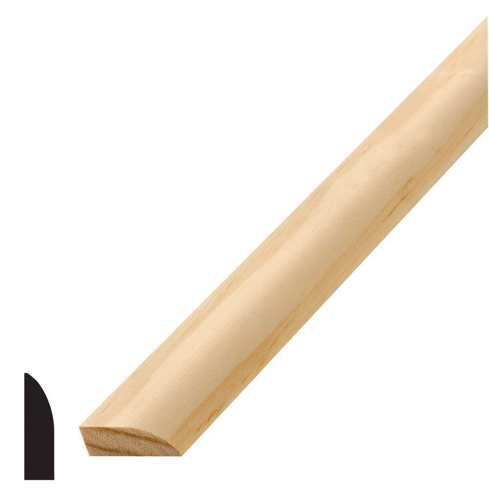 Alexandria Moulding WM 846 7/16 in. x 13/8 in. Pine Stop Molding 0W846
