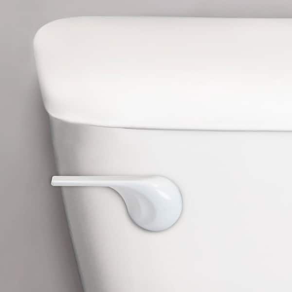 Korky StrongARM Universal Toilet Flush Handle Wave Style in White