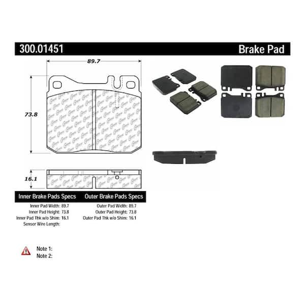 Centric Parts Disc Brake Pad Set