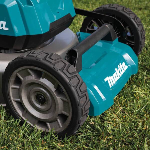 Makita 21 in. 18V X2 36V LXT Lithium Ion Cordless Walk Behind Push Lawn Mower Tool Only XML07Z The Home Depot