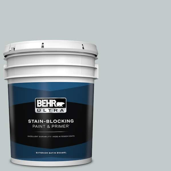 BEHR ULTRA 5 gal. #730E-3 River Rock Satin Enamel Exterior Paint & Primer