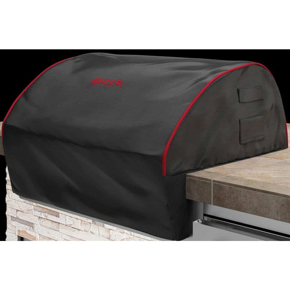 Bull 38-Inch Black and Red Vinyl Grill Cover