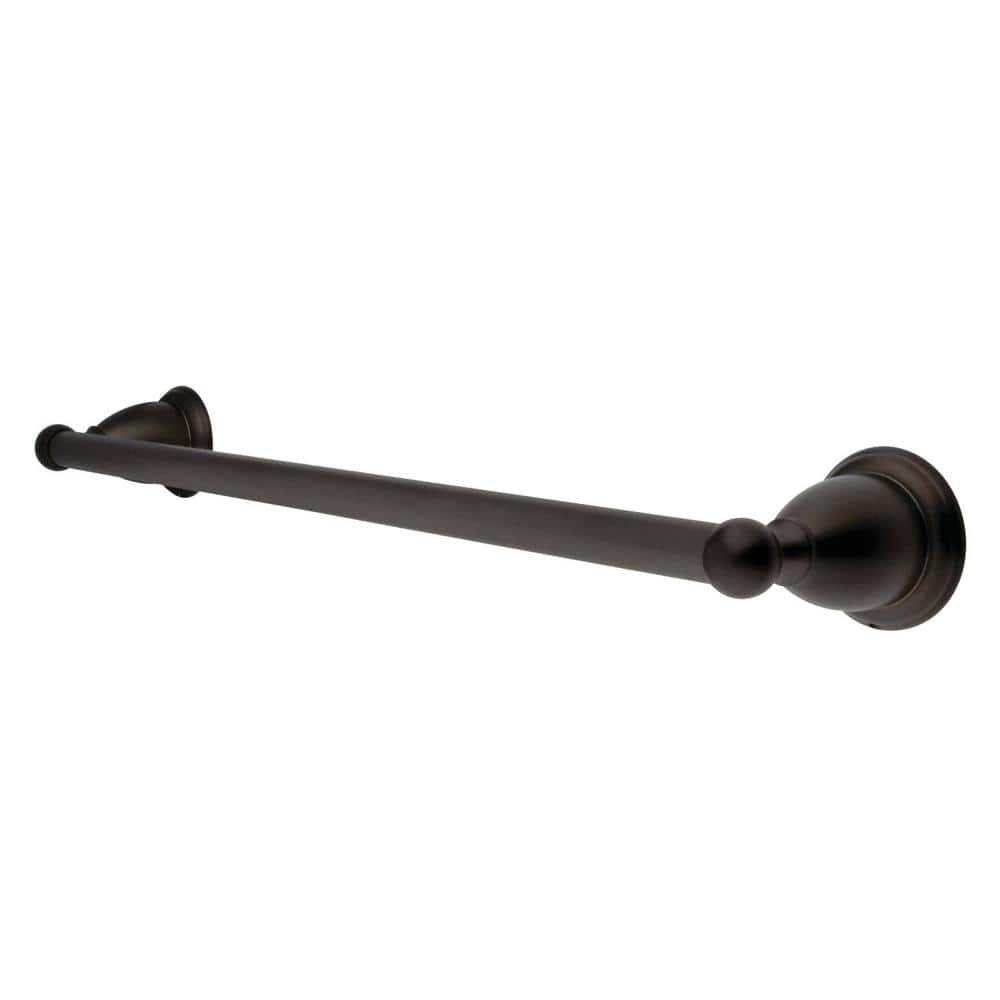 Kingston Brass Heritage 18 in. Wall Mount Towel Bar in Oil Rubbed ...