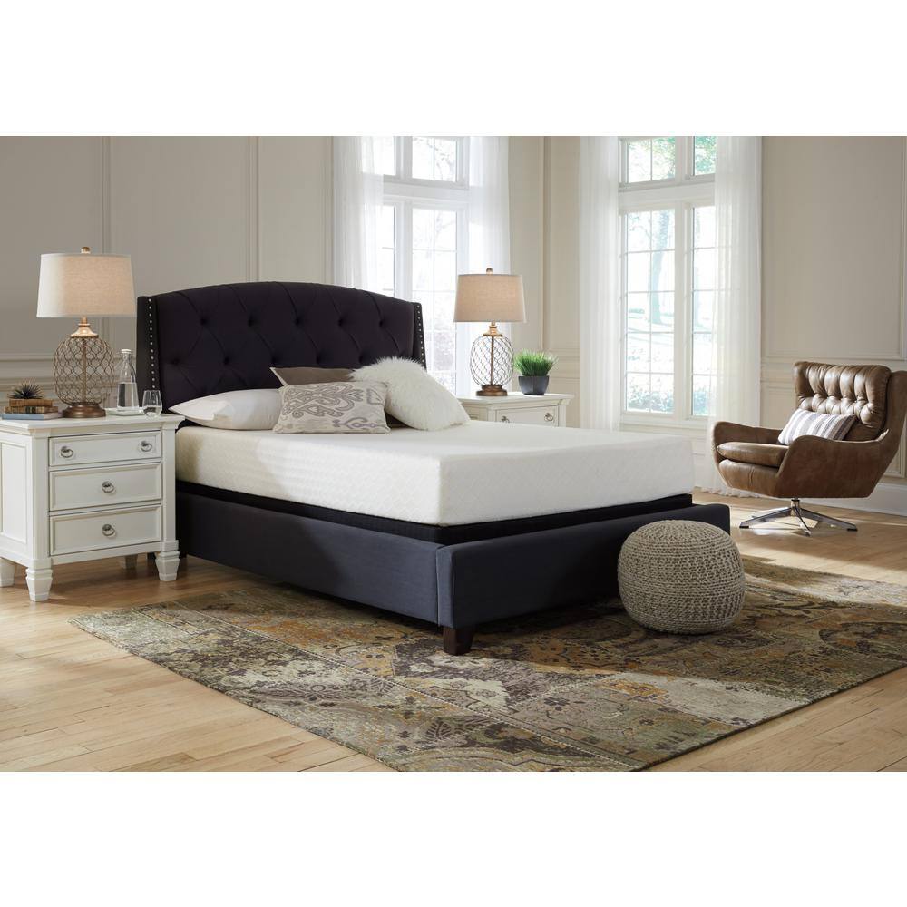 Full White Innerspring Adjustable Bed Mattress