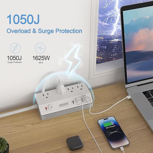 BESTEK Power Station With Quick Charge 3.0, 66W 10 Port USB Charging Station Mul