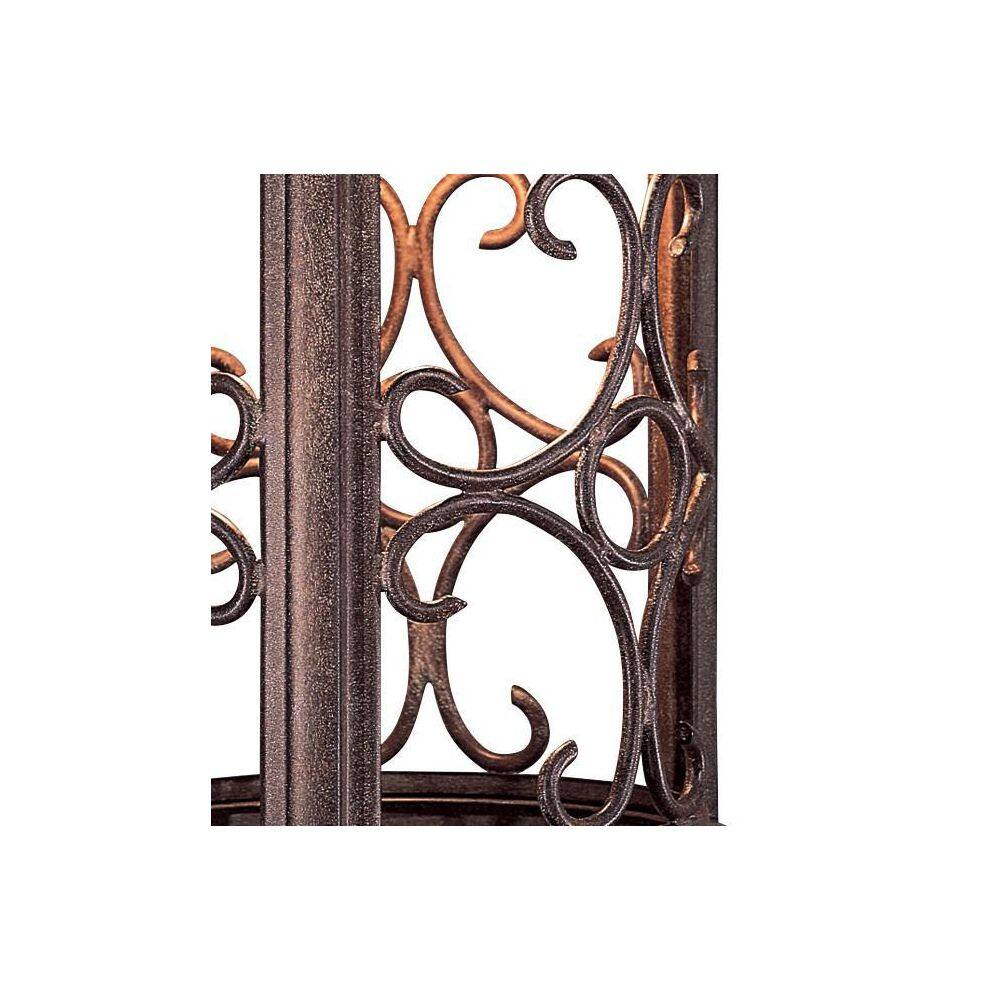 Sage Ridge 16" Vintage Rust Outdoor Wall Lantern Sconce