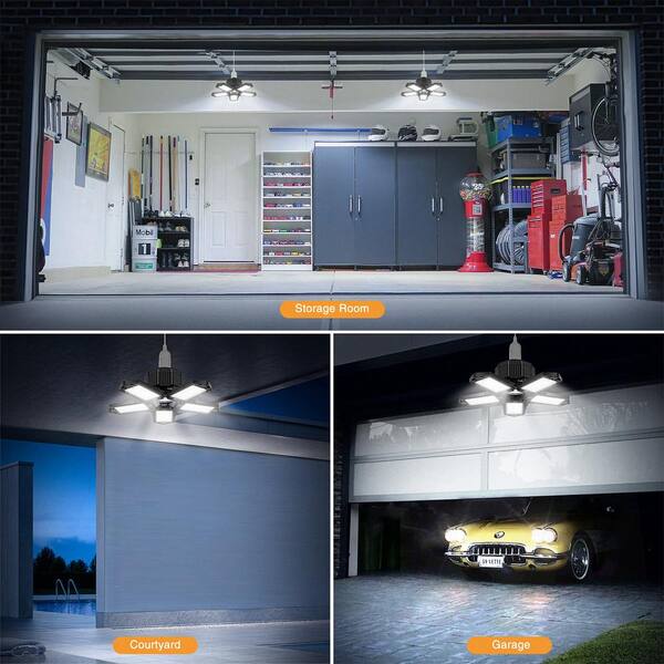 led cluster fixture for garage