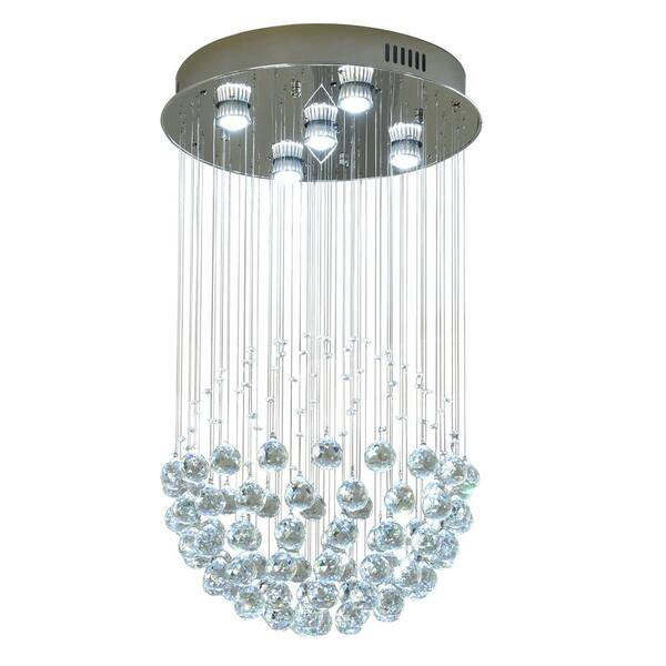 ball shaped crystal chandelier