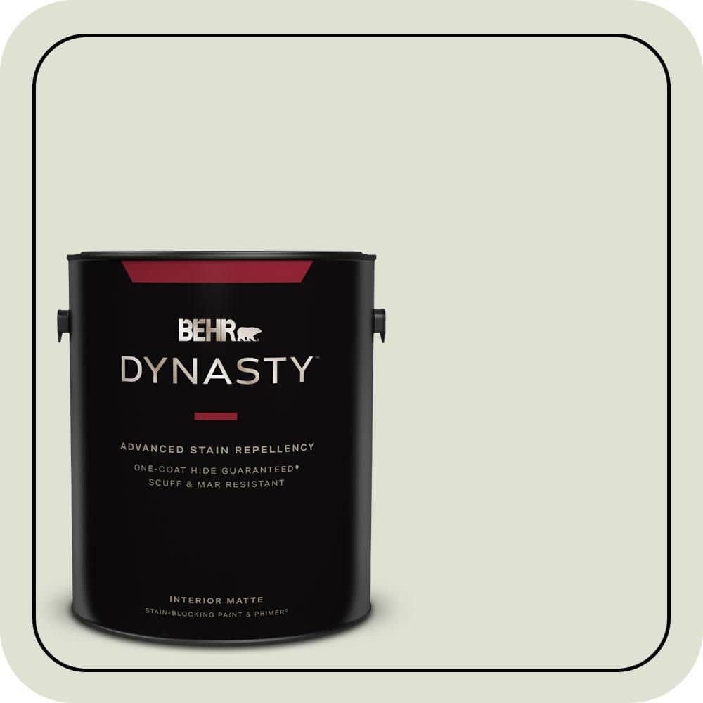1 gal. #S380-1 Moss Mist Matte Interior Stain-Blocking Paint & Primer price history on PriceWatchPro