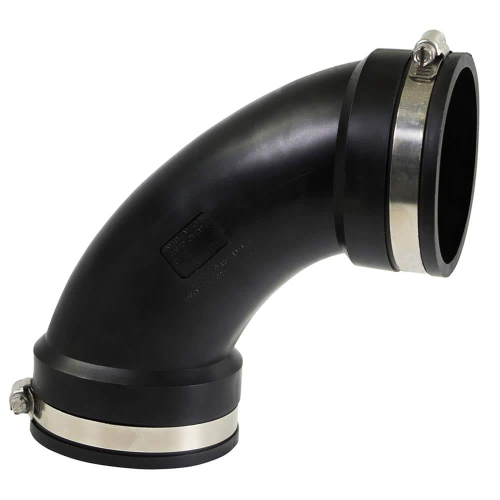 Have A Question About PLUMBFLEX 3 In 90 Degree Pvc Flexible Elbow Coupling With Stainless Steel