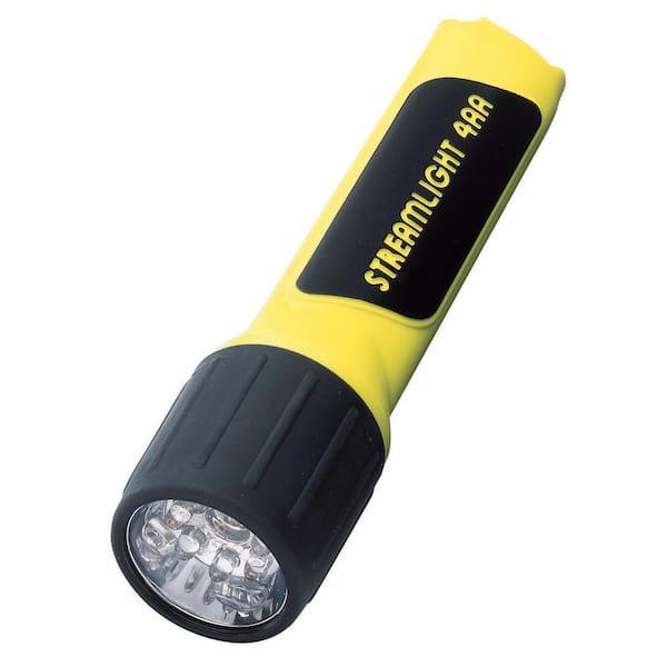 Zurn Propolymers 4AA LED with White LEDs and Alkaline Batteries in Box. Yellow