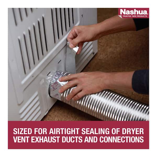 Nashua Tape x 30 Dryer Vent Installation Air Duct Accessory  Duct Tape 1529836