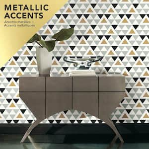 Geometric Triangle Peel and Stick Wallpaper (Covers 28.18 sq. ft.)