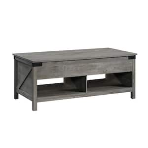 Bridge Acre 46 in. Mystic Oak Rectangle Composite Wood Coffee Table with Lift Top