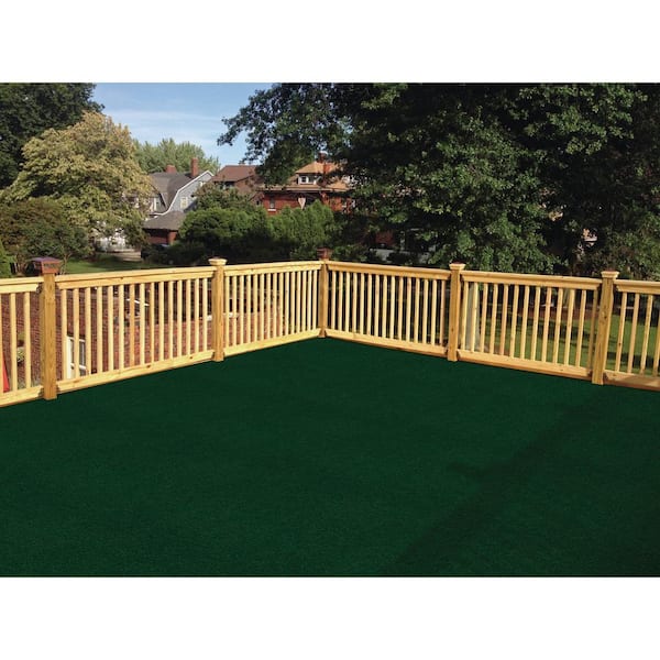 Grizzly Grass 12 ft. Wide x Cut to Length Green Artificial Grass Turf