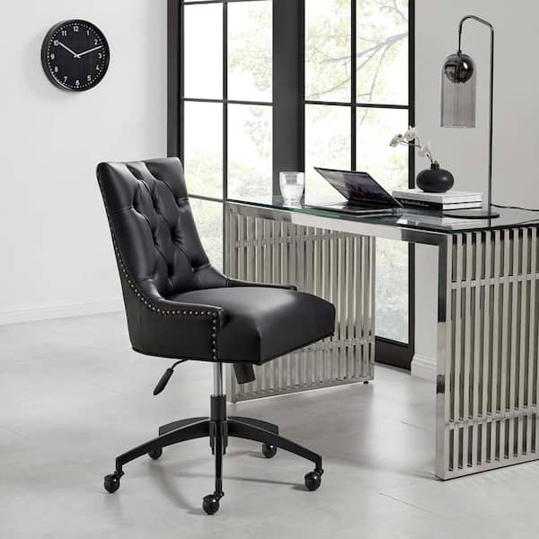 matte black desk chair