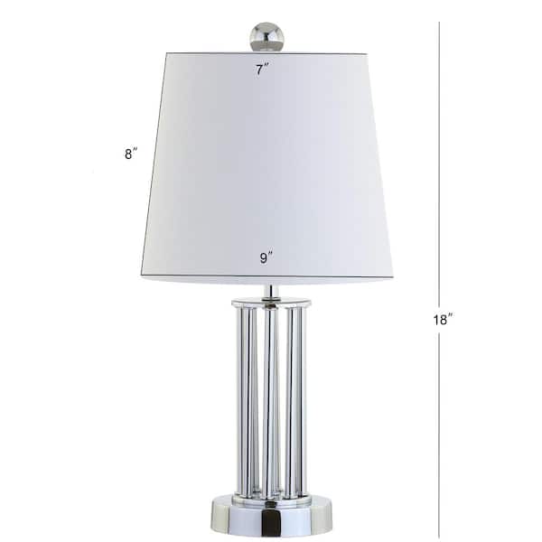 Chrome Metal Mini Table Lamp Jyl2025a, Small Black And Chrome Table Lamp