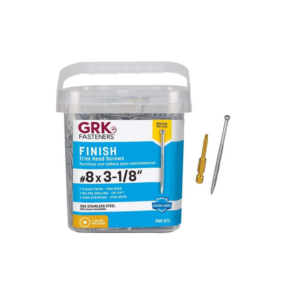 GRK Fasteners #8 x 3-1/8 in. Pheinox Stainless Steel Star Drive