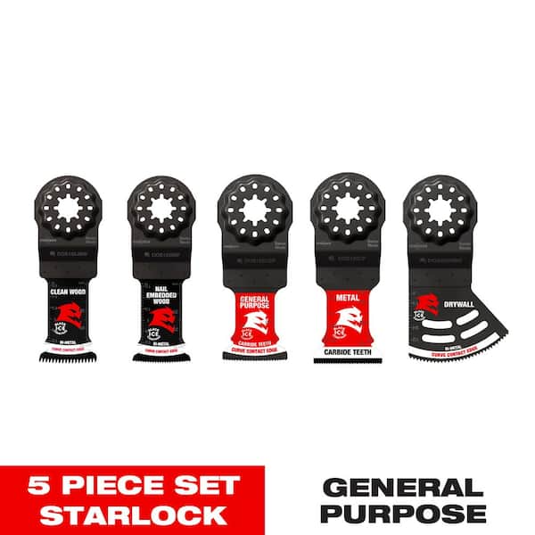 DIABLO 5-pc Starlock General Purpose Oscillating Blade Set