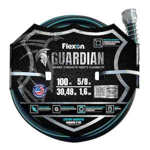 Guardian 5/8 in. Dia x 100 ft. Heavy-Duty Flexible Water Hose with TangleGuard Technology