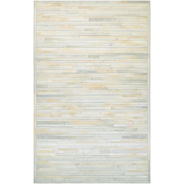Couristan Chalet Plank Ivory 8 ft. x 11 ft. Area Rug