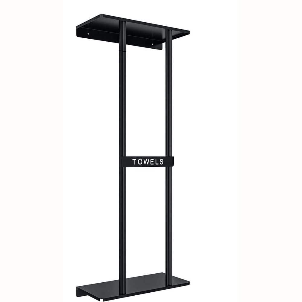 30 in. Single Bathroom Towel Rack for Rolled Towels Wall Mounted with Metal