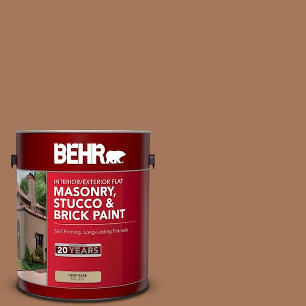 BEHR 1 gal. #SC-146 Cedar Flat Interior/Exterior Masonry, Stucco and Brick Paint