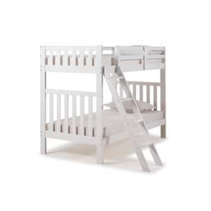 Aurora White Twin Over Twin Bunk Bed