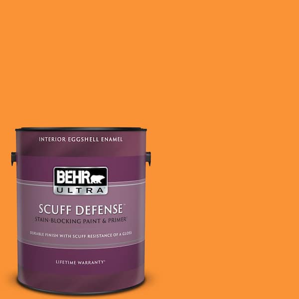 1 gal. #P240-7 Joyful Orange Hi-Gloss Enamel Interior/Exterior Paint