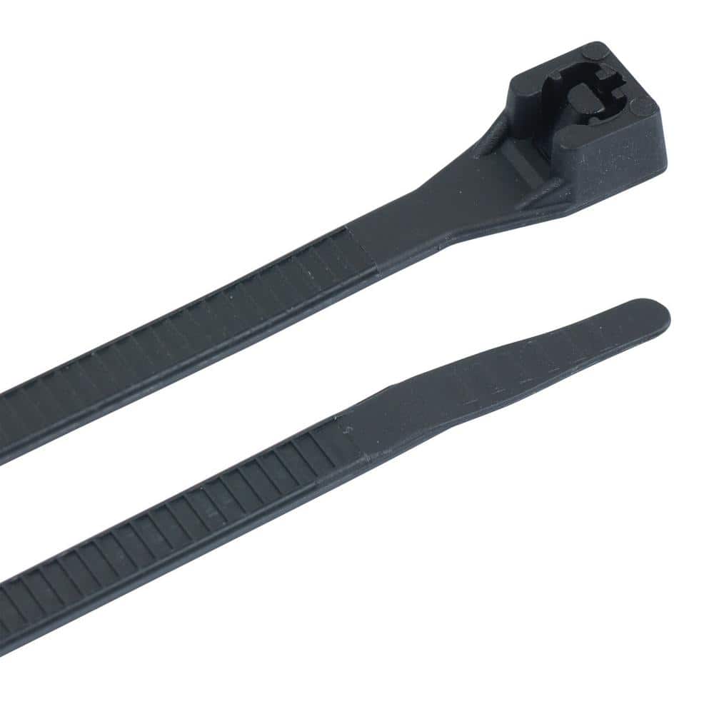 BLACK HEAT STABILIZED 120 lb 6-6 21" X .30" Details about   100 HEAVY DUTY CABLE TIES 6-8 