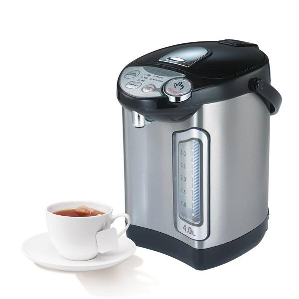 Rosewill 4.0 l Stainless Steel Electric Hot Water Dispenser with Auto Feed Hot Water Boiler and Warmer in Black