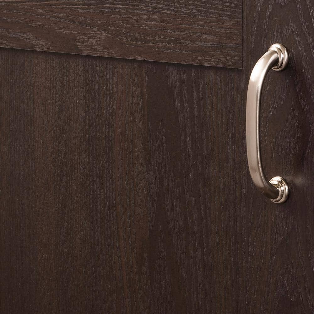 Satin Nickel 3-3/4" Cabinet Pulls with Mounting Hardware, 10-Pack
