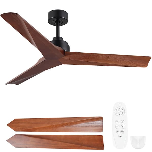 Wellspeed Vera 52 in. Indoor Matte Black Farmhouse Downrod Mount