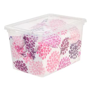 65 Qt. Snap Top Storage Box, in Clear
