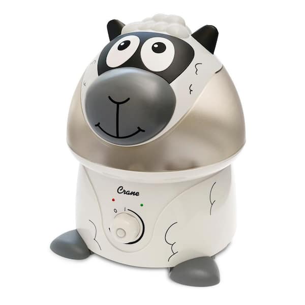 Crane 1 Gal. Adorable Ultrasonic Cool Mist Humidifier for Medium to Large Rooms up to 500 sq. ft. - Sheep