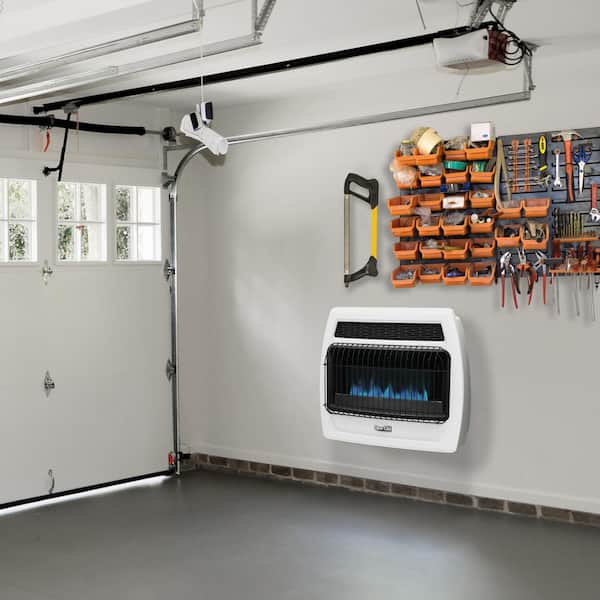 30,000 BTU Blue Flame Vent Free Natural Gas Thermostatic Wall Heater