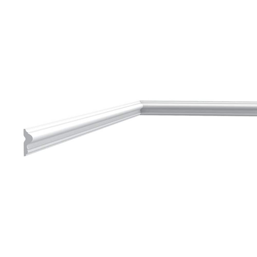 Primed White Polystyrene Crown Panel Moulding Set