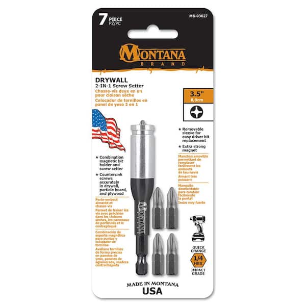 Montana Brand Drywall Screw Setter Set 