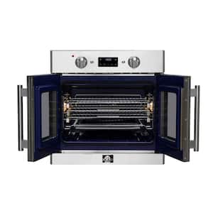 Gallico 30 in. Electric French Door Single Wall Oven Stainless Steel