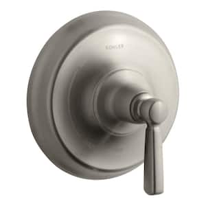 Bancroft 1-Handle Wall-Mount Tub and Shower Faucet Trim Kit in Vibrant Brushed Nickel (Valve not included)