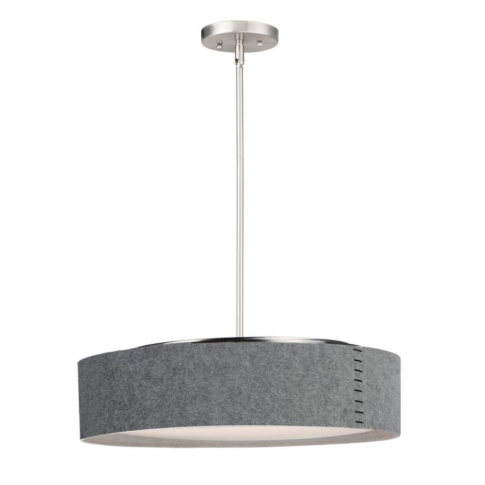 Prime Acoustic 20 in. 1-Light Gray LED Pendant Light price history on PriceWatchPro