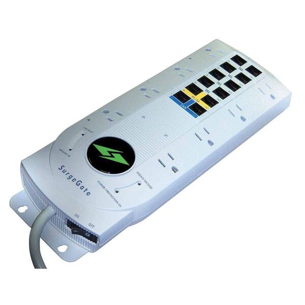 ITW Linx SurgeGate 8 Outlet AC Surge Protector with Telephone and LAN