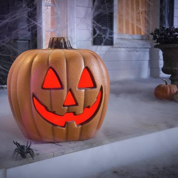 20 in. Halloween Classics Plug-in LED Happy Jack-O-Lantern